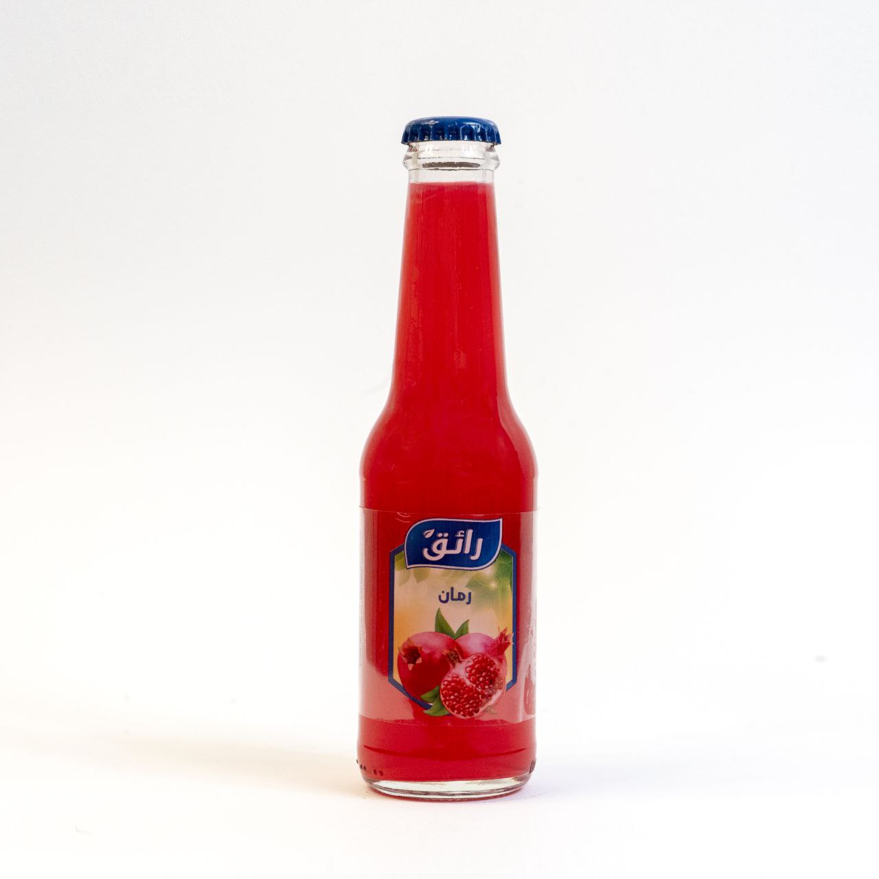 product Raeq pomegranate  Bottle 250 ml منتج شركة دلتا المسيرة مشروب غازي