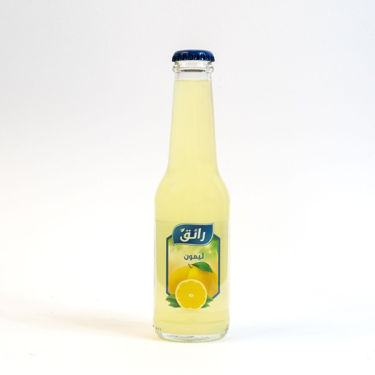 product Raeq Lemon  Bottle 250 ml منتج شركة دلتا المسيرة مشروب غازي